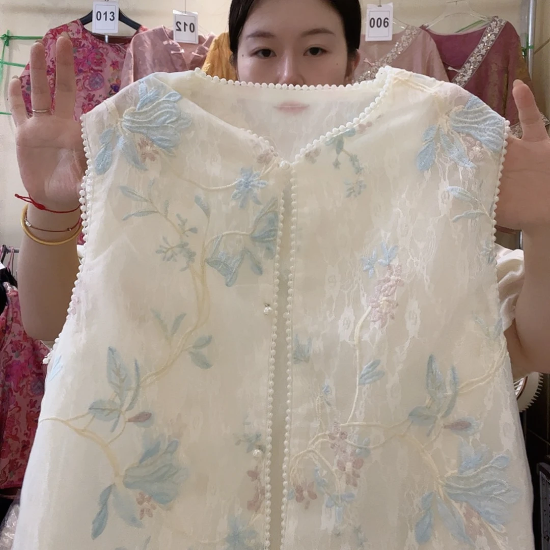 三醋酯纤维野兔毛小兰花珍珠3333