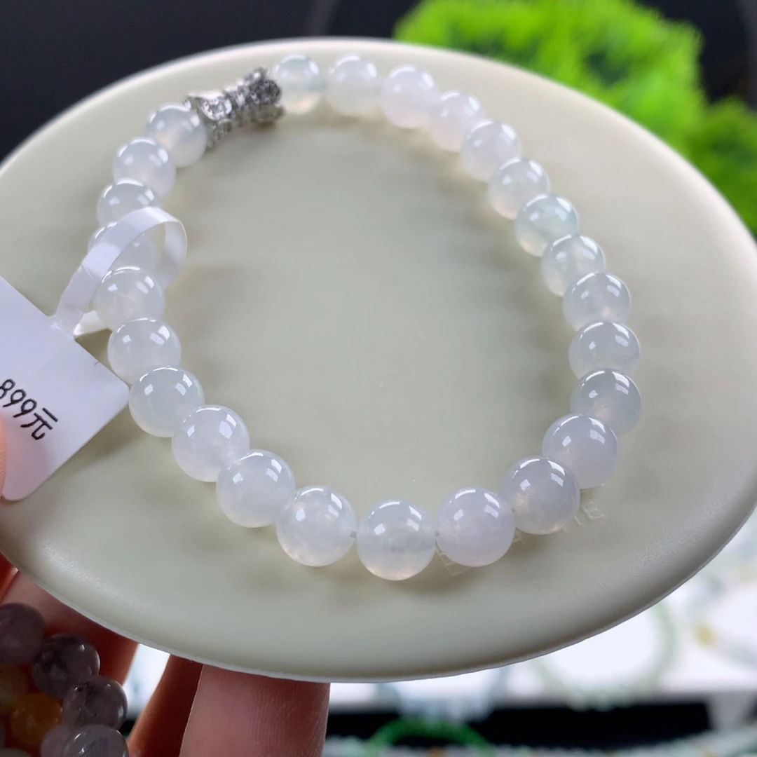 翡翠未镶嵌手链卡7