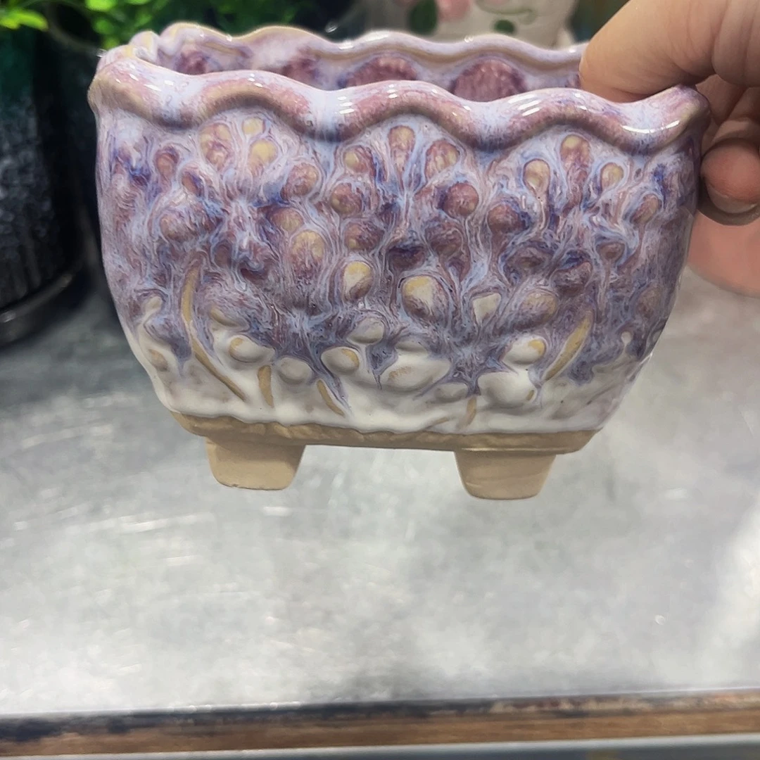 外贸尾单陶瓷花盆凑10米包邮