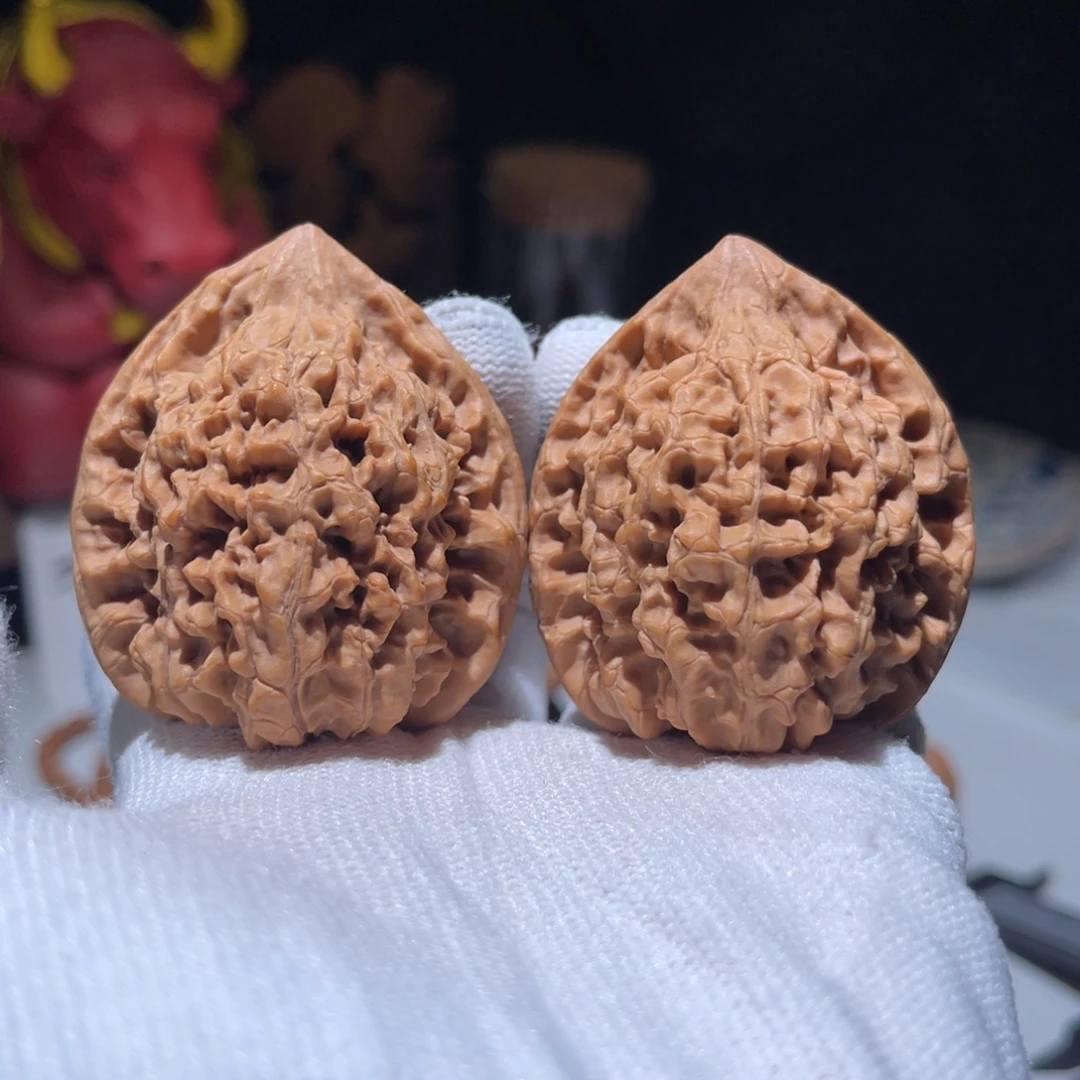 把件文玩核桃44 官帽全品，不面试