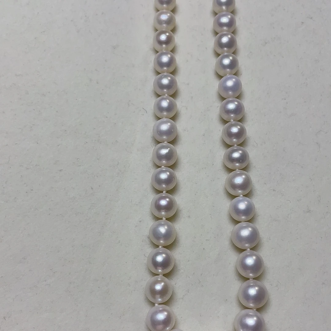 淡水珍珠未镶嵌颈饰9-10mm