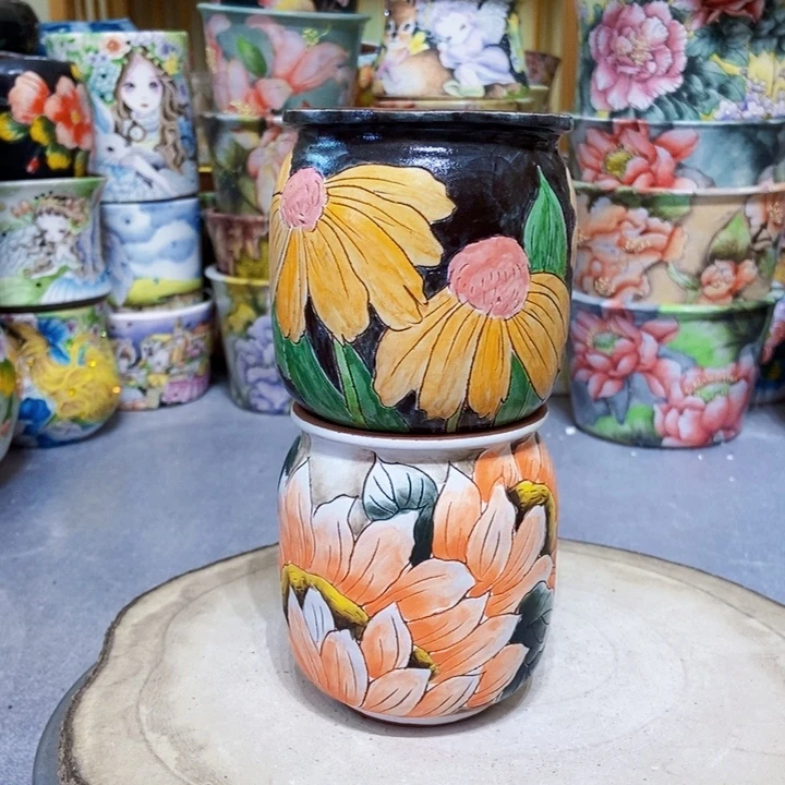景德镇艺术手绘作品