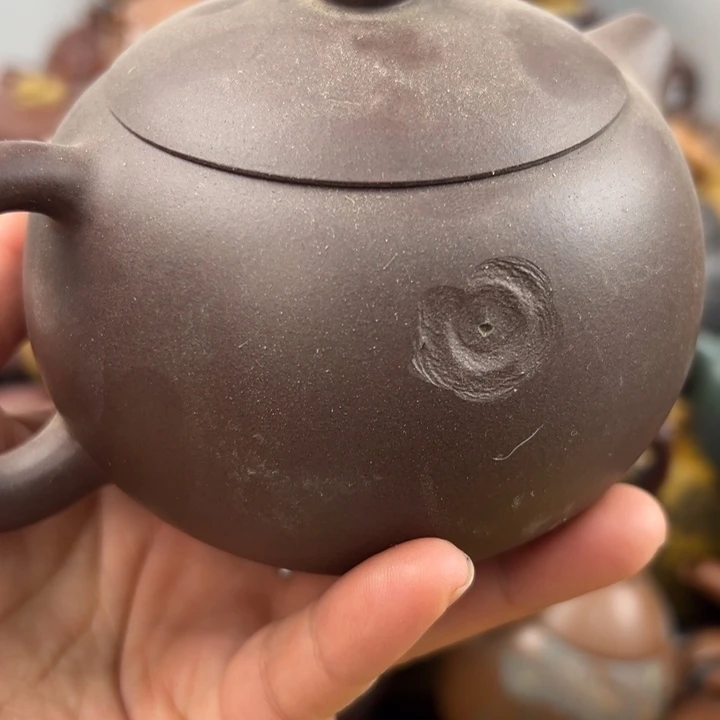 紫砂茶壶微微瑕紫砂壶