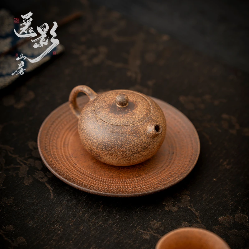 复古粗陶老岩泥西施壶茶壶可养陶瓷功夫茶具泡茶壶