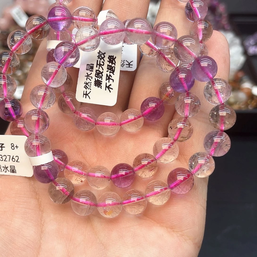 水晶手链未镶嵌11仙女超七 8m