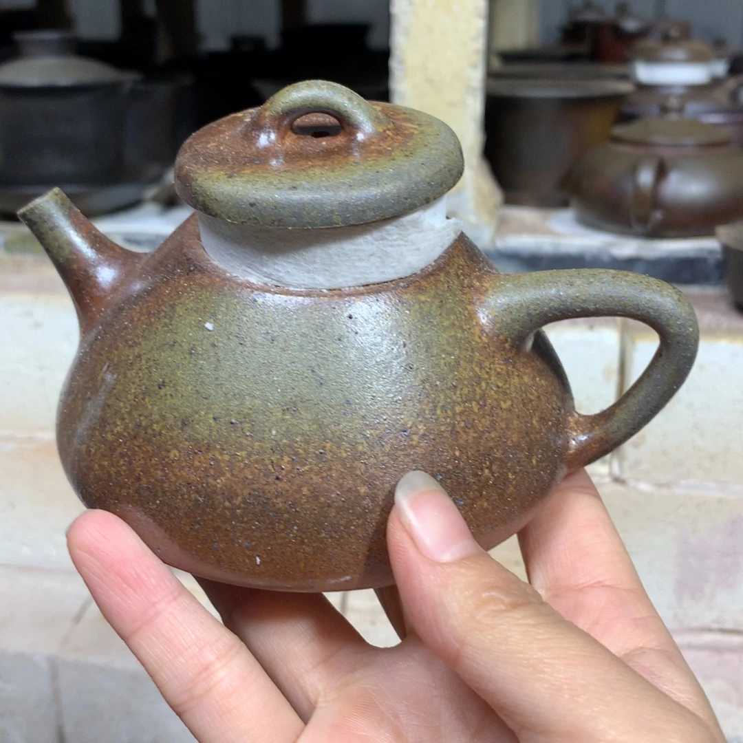 紫砂茶壶纯自然柴烧