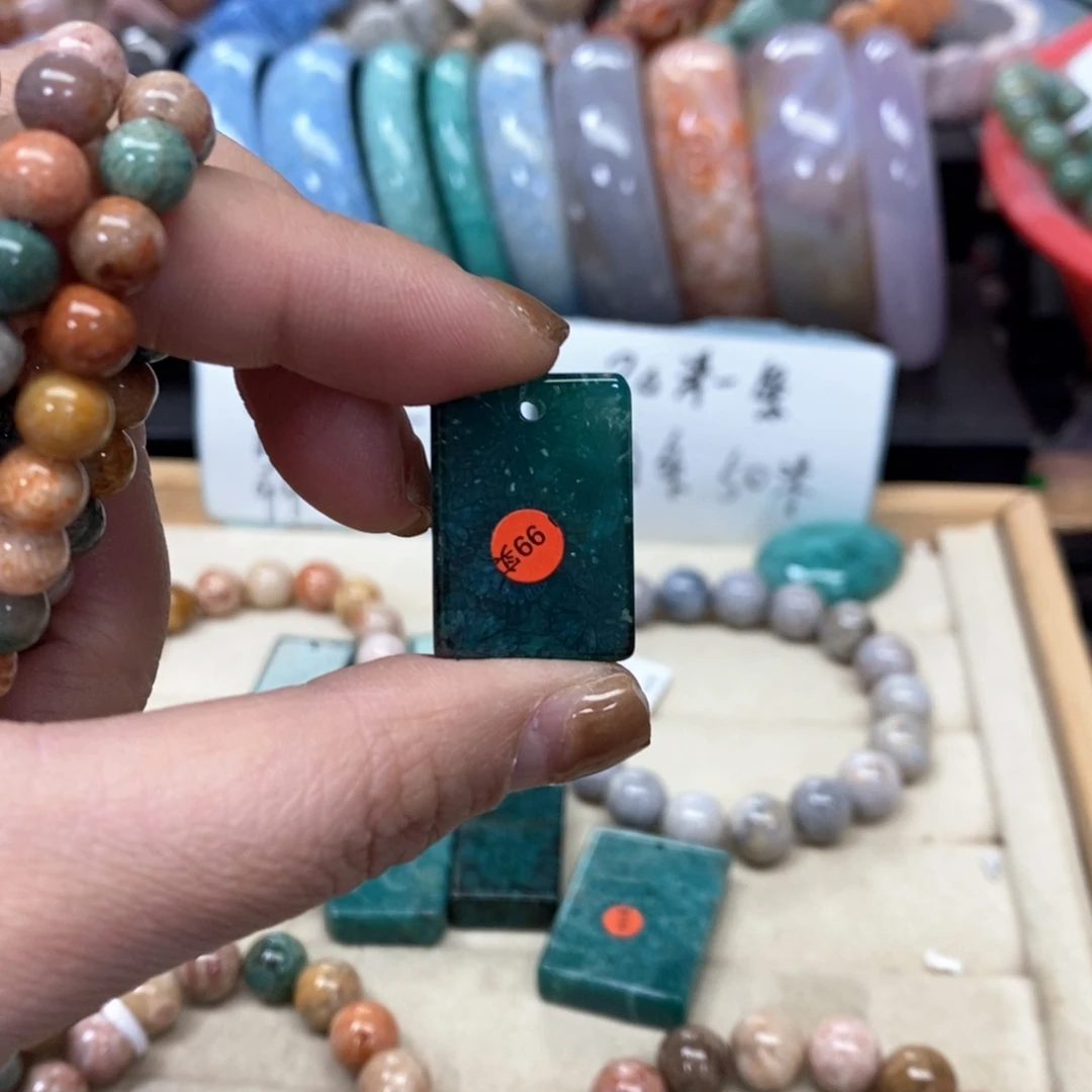 硅化珊瑚（珊瑚玉）手链未镶嵌做***猫114