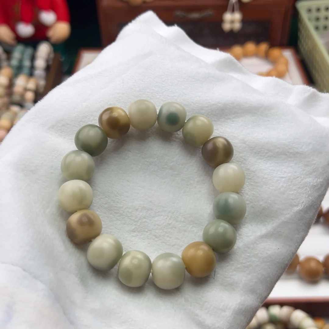 菩提根/象牙果手串卡14苹果干磨微瑕