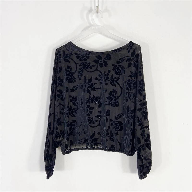 【77衣橱】KKX8884新款女装上衣长袖气质轻奢【红人上新】