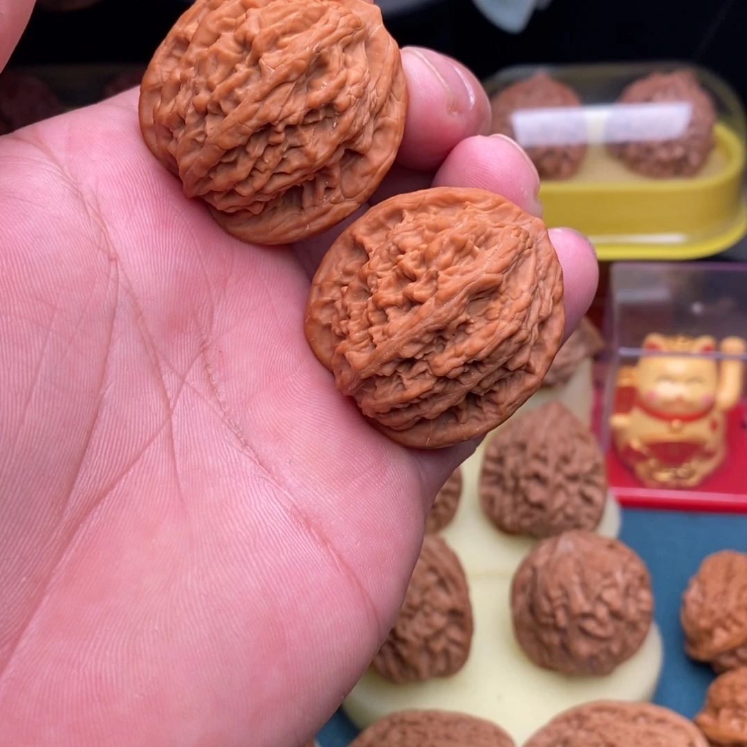 欲***酒吊坠文玩核桃麦穗虎头39