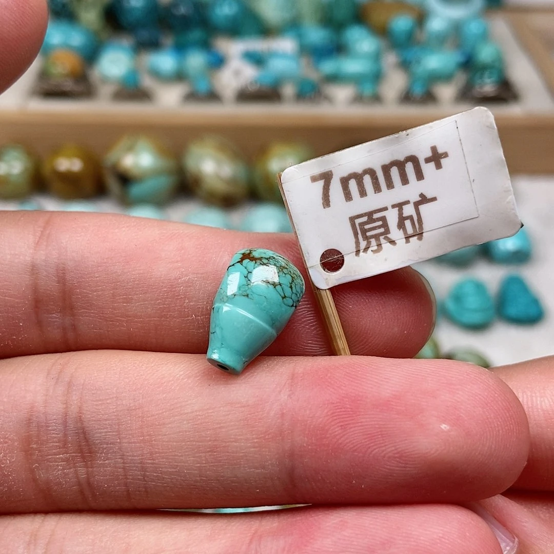 未镶嵌绿松石珠宝半成品