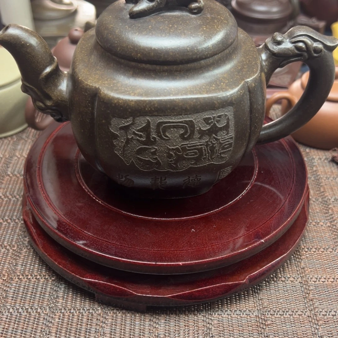 茶壶紫砂宜兴原矿紫砂壶450毫升容量