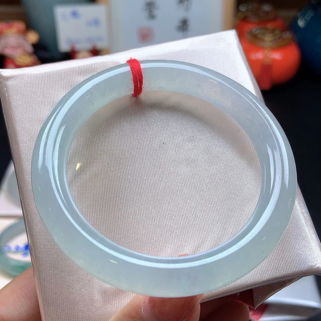 翡翠未镶嵌手镯27号