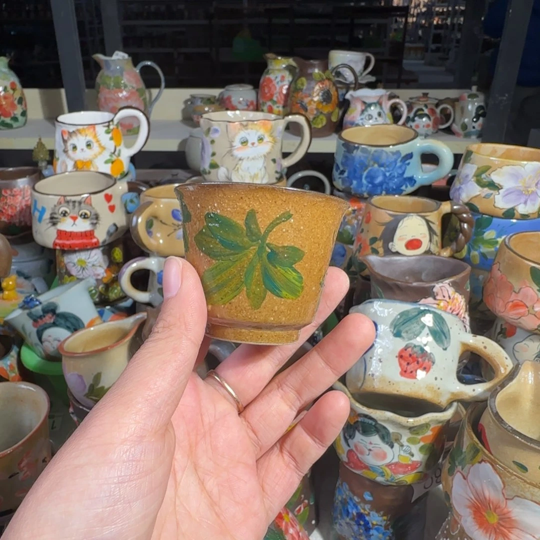 紫砂景德镇手工陶瓷釉下彩正品1