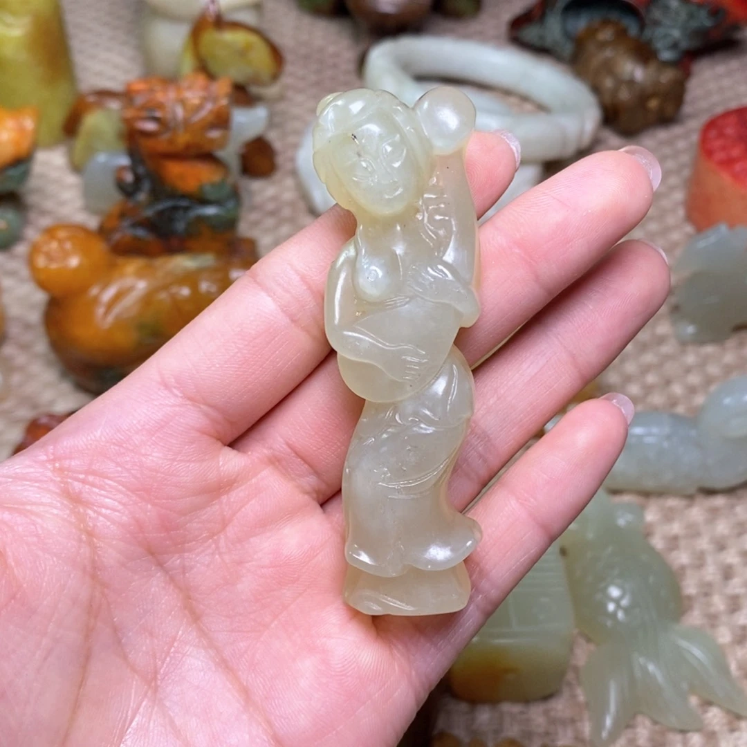 白玉菩提吊坠白玉菩提白玉菩提摆件