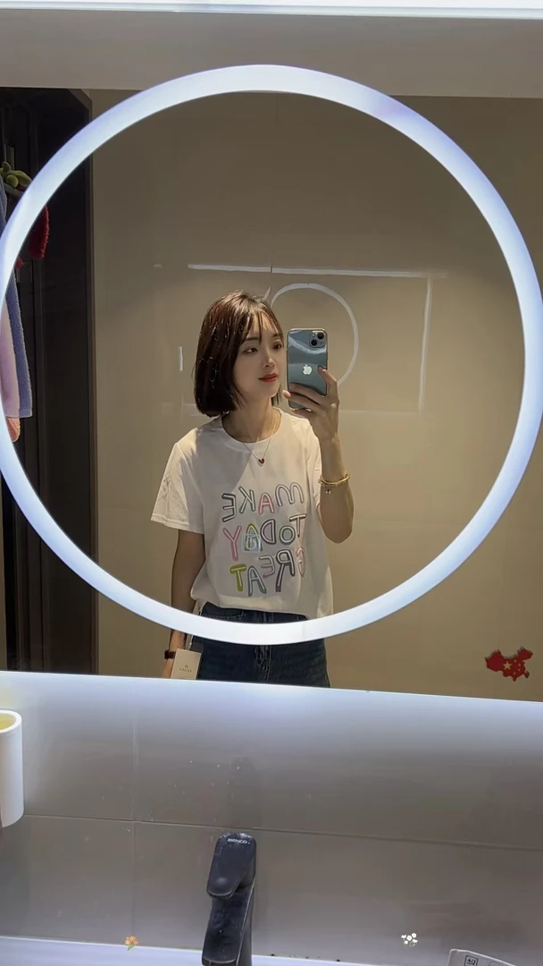 5989（宽松）重工刺绣大版懒人T恤