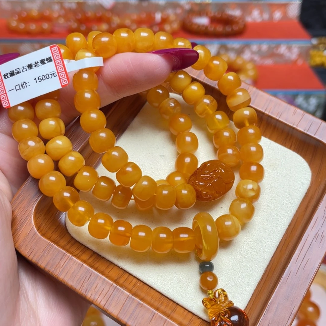 蜜蜡未镶嵌手链手串