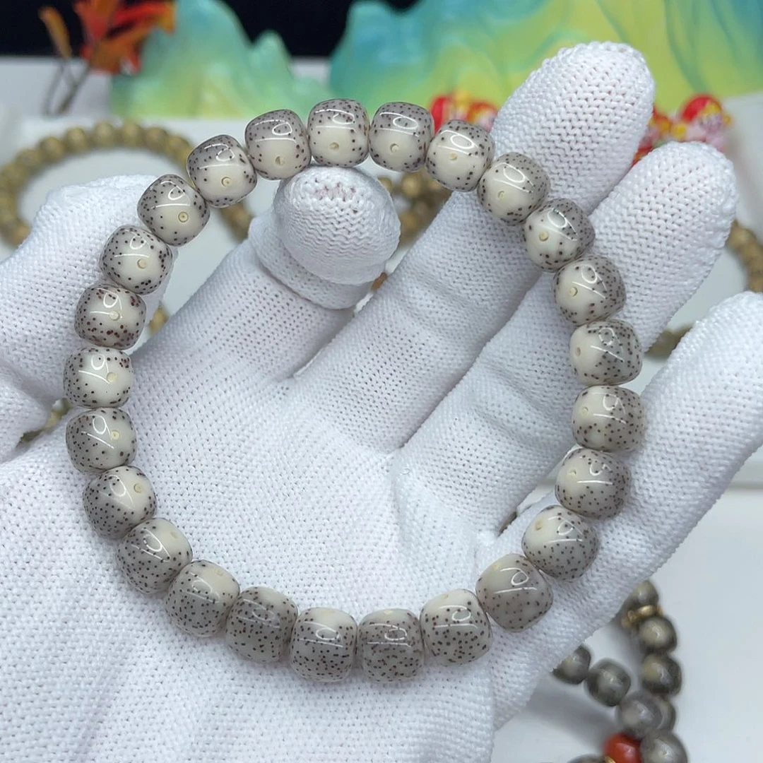 星月菩提手串09。9/8灰冰黄金瞳