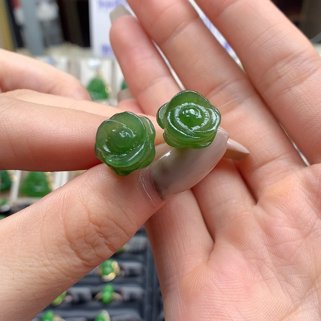 未镶嵌和田玉耳饰12