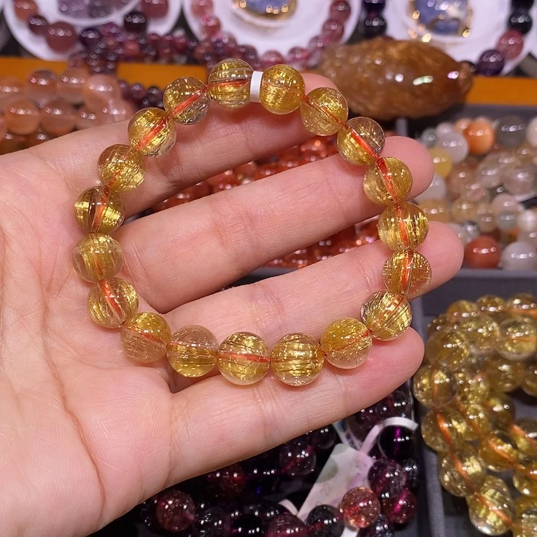 未镶嵌手链水晶金钛晶10