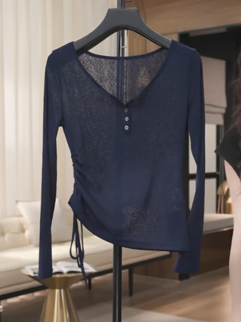 【轻氧少女】韩系减龄休闲设计显瘦软糯T恤上衣C5518