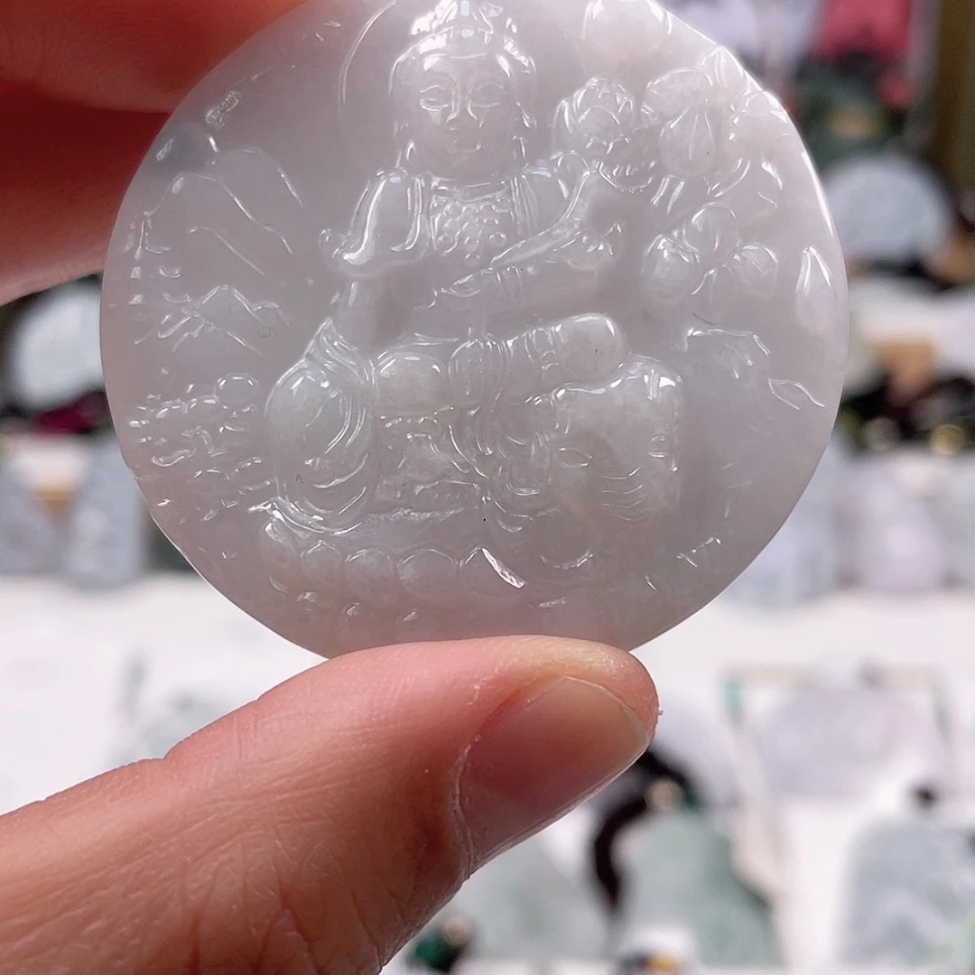 翡翠颈饰未镶嵌0520挂件