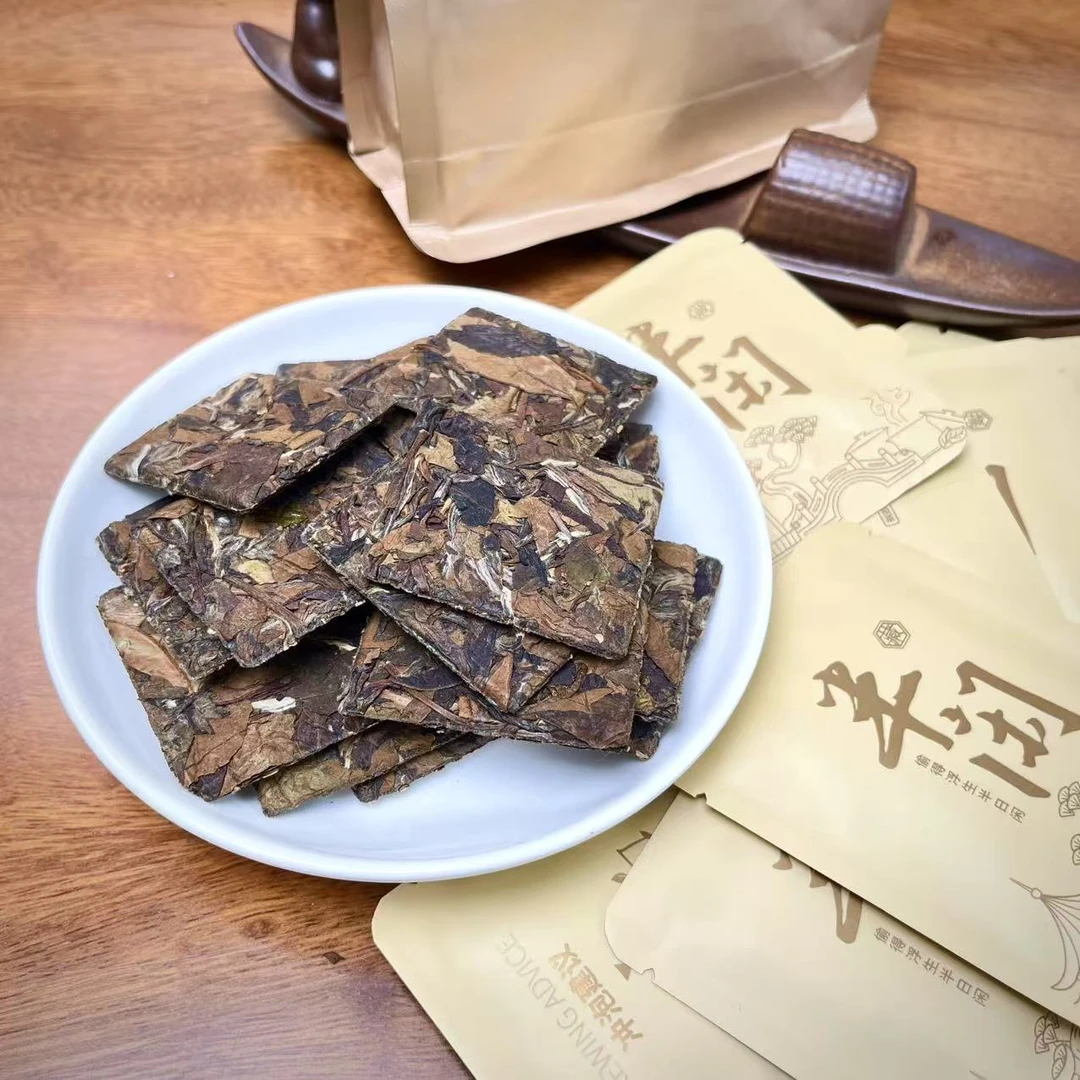 (2016寿眉饼干茶)正宗福鼎高山白茶2016年白茶