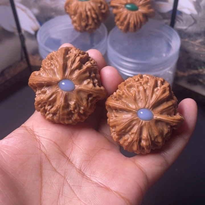 文玩核桃把件42宫灯