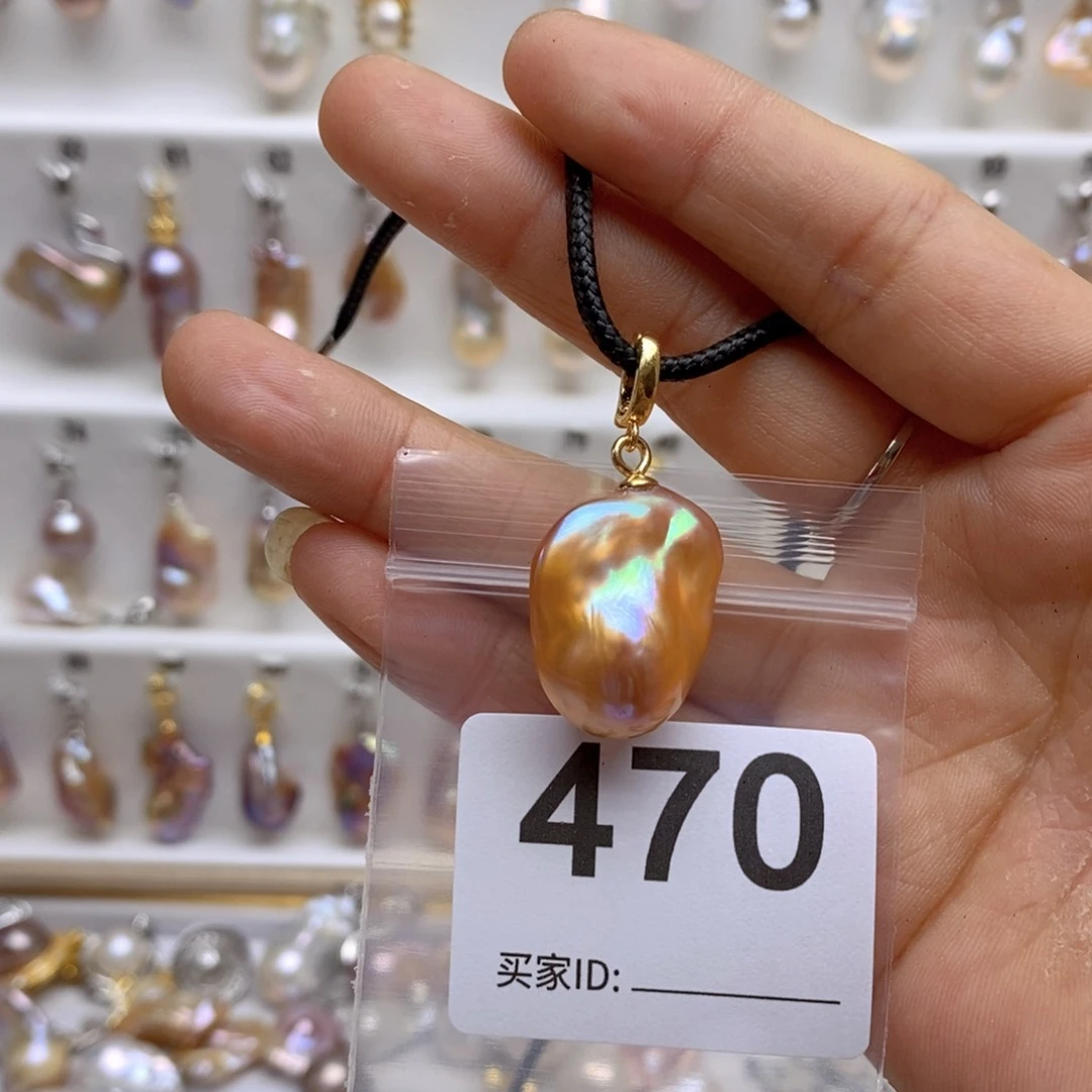 淡水珍珠颈饰银S925镶嵌?****o470