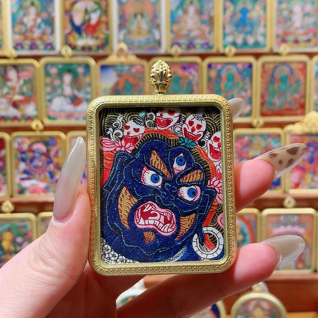 吊坠般若唐卡非遗传承