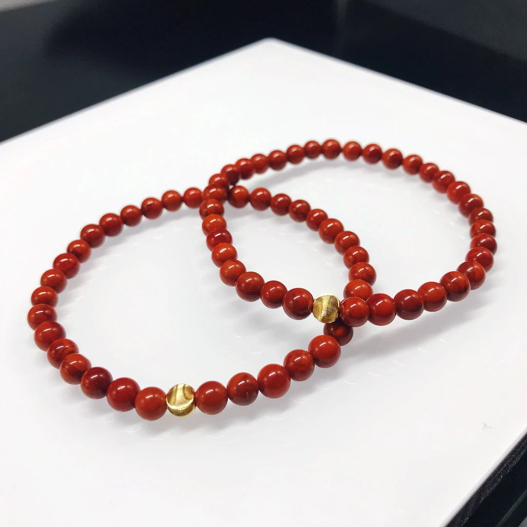 【领源】南红瓦西轻奢气质diy手串5mm