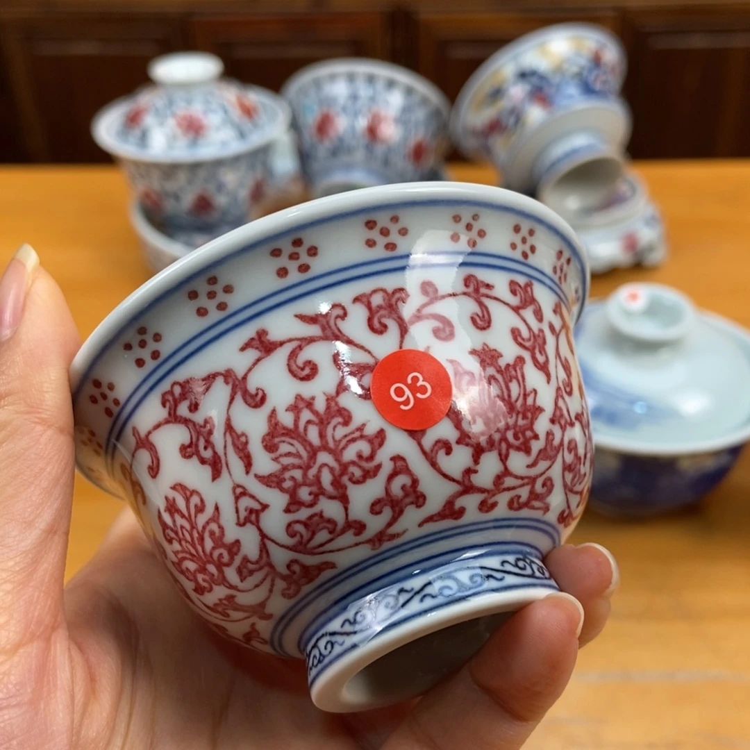 手绘现代茶具非古董