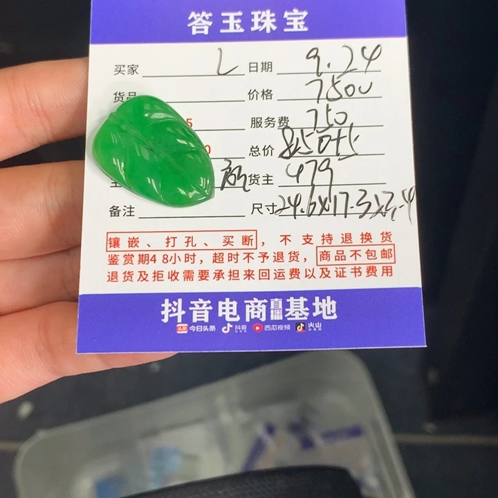 颈饰未镶嵌翡翠L****Q