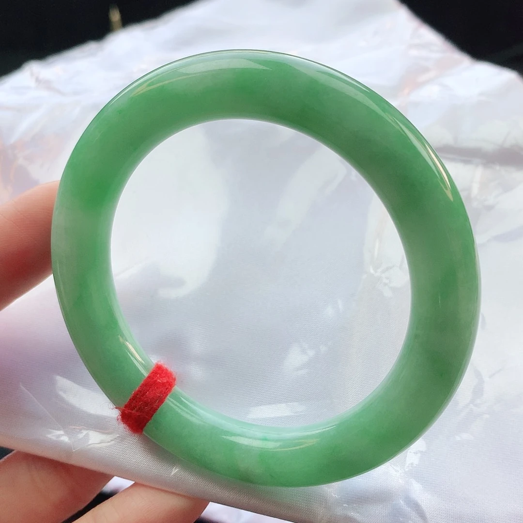 翡翠手镯未镶嵌54圆条882256