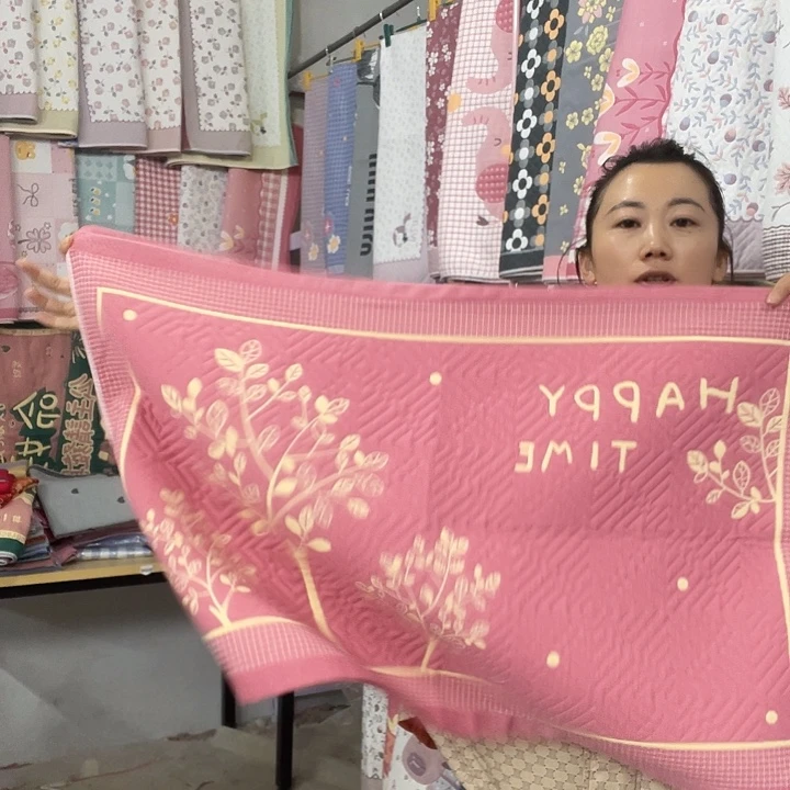 棉特价粉色大树纯棉