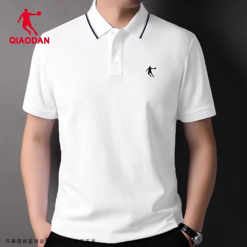 乔丹短袖男polo衫2025夏季新款男士T恤白色保罗衫官方正品运动服