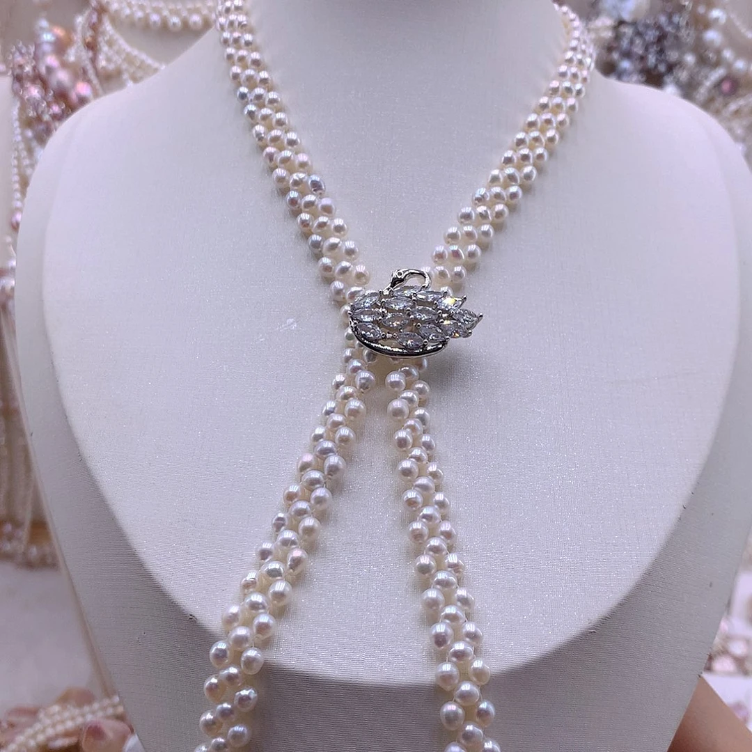 耳饰未镶嵌淡水珍珠项链