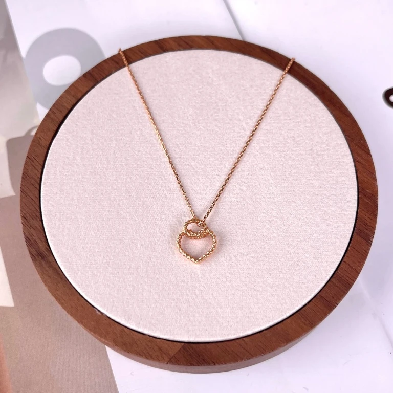 95新 Cartier/卡地亚 心形项链/8811