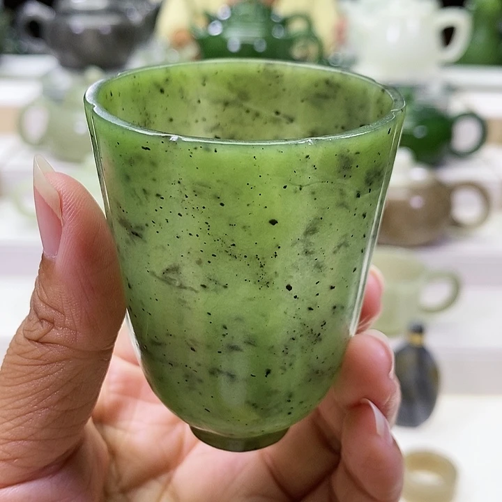 未镶嵌和田玉挂件茶杯95m l