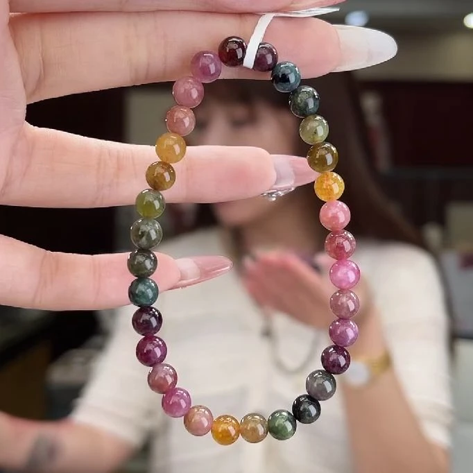 05610319/未镶嵌碧玺6mm+单圈多样性发货