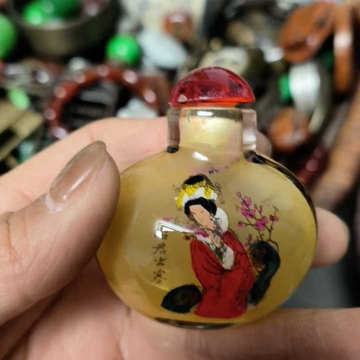 木***星黄铜手把件手把件手把件