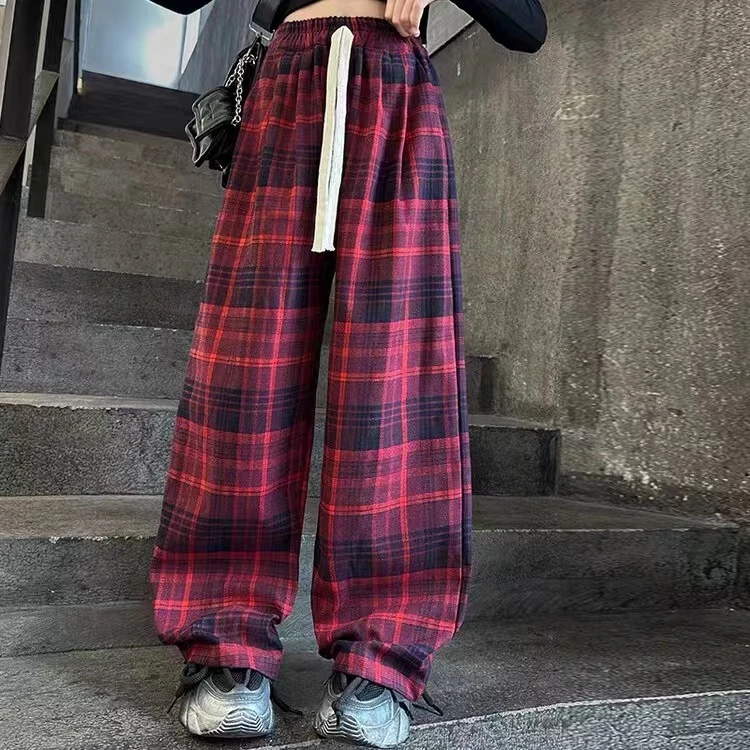 女童加绒款格子裤677