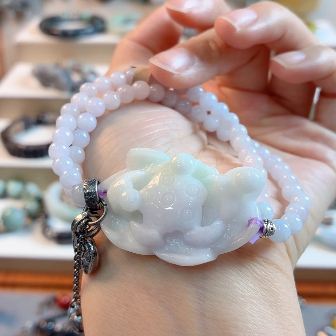 翡翠未镶嵌手链手串