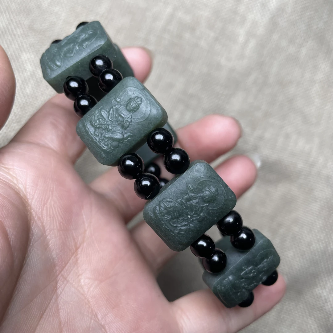 新疆和田玉八大守护手牌 手链 2