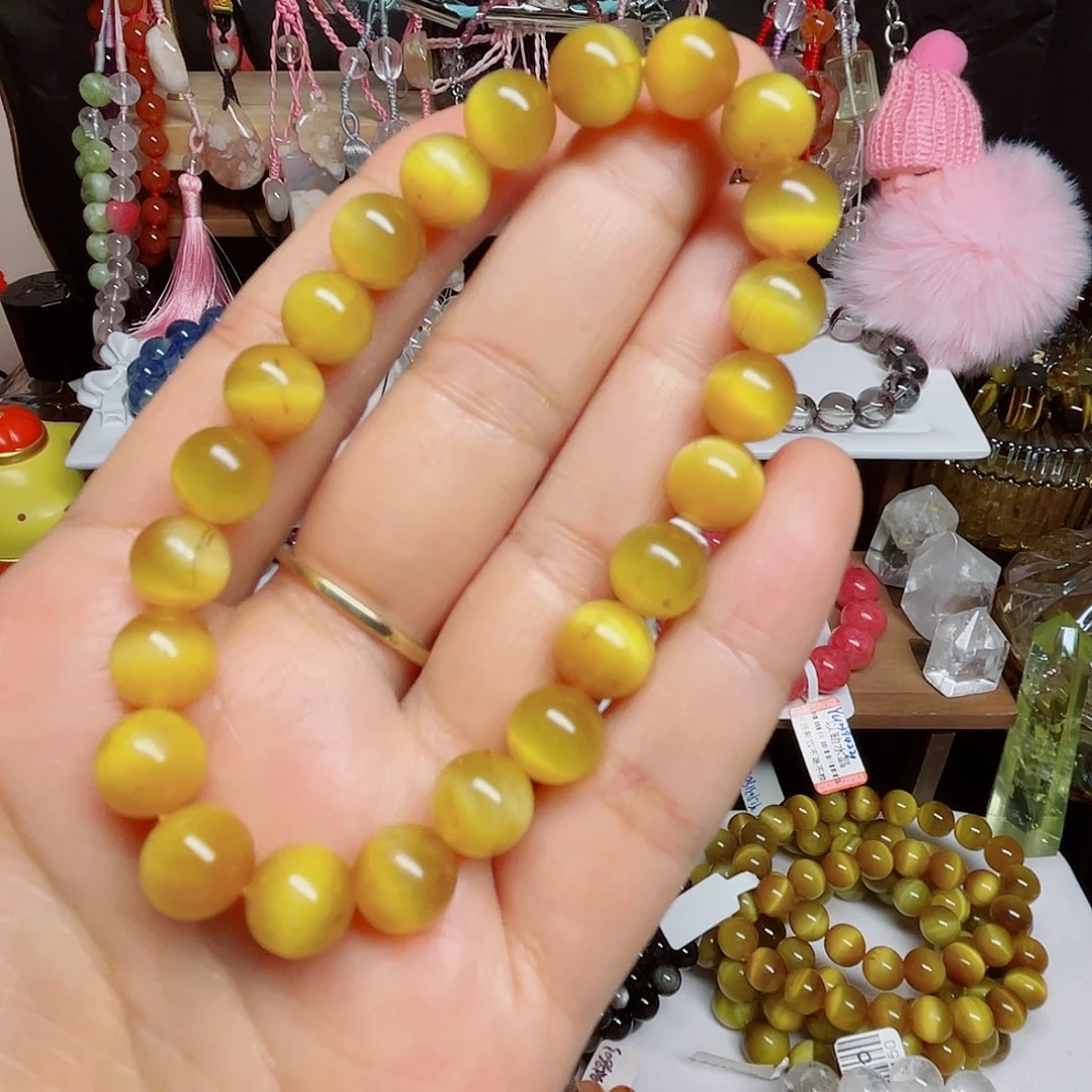 水晶未镶嵌手链金虎眼8