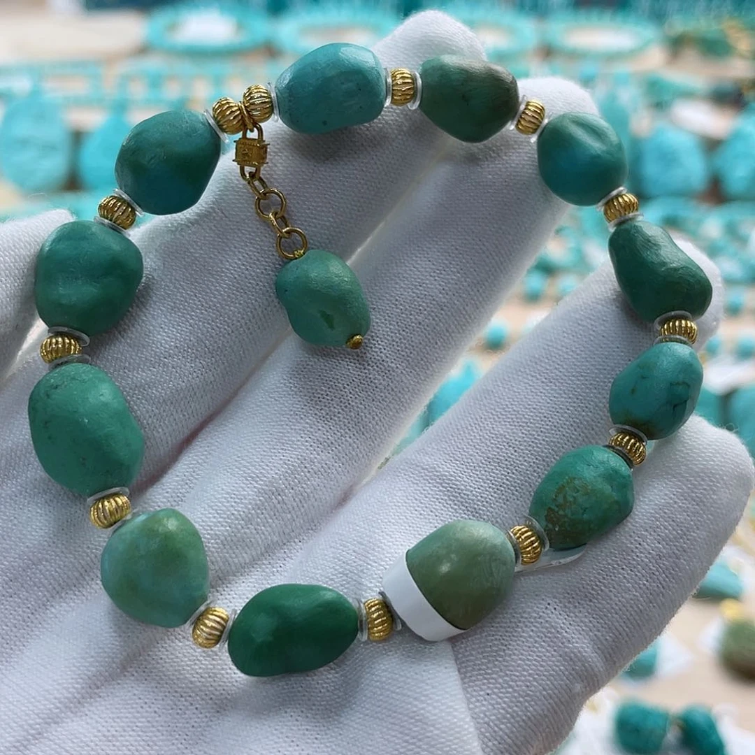 绿松石珠宝奇石未镶嵌