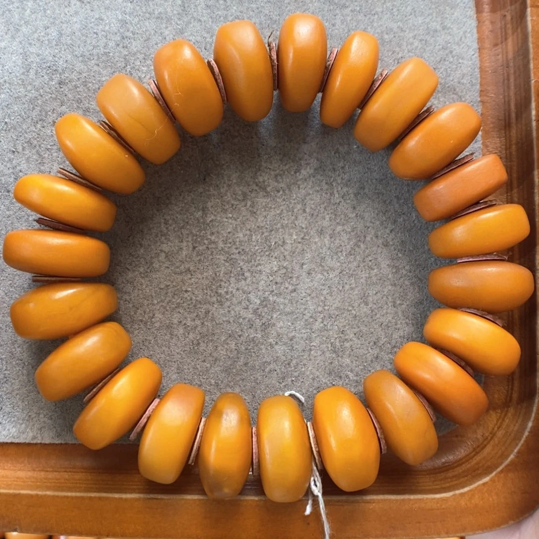 未镶嵌蜜蜡手串蜜蜡手串