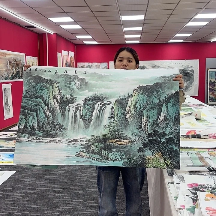 国画山水图画作品
