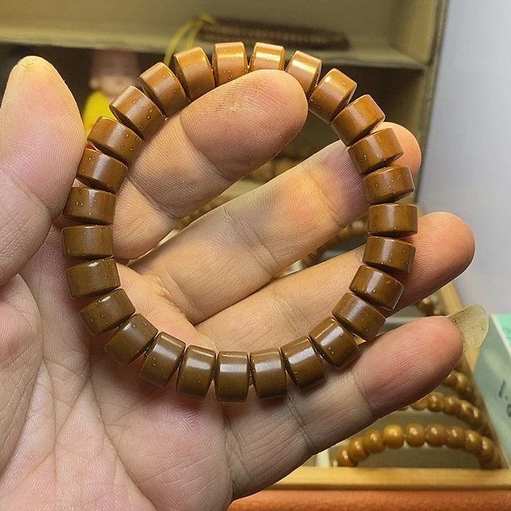 紫金鼠吊坠静**心实心紫金鼠手串