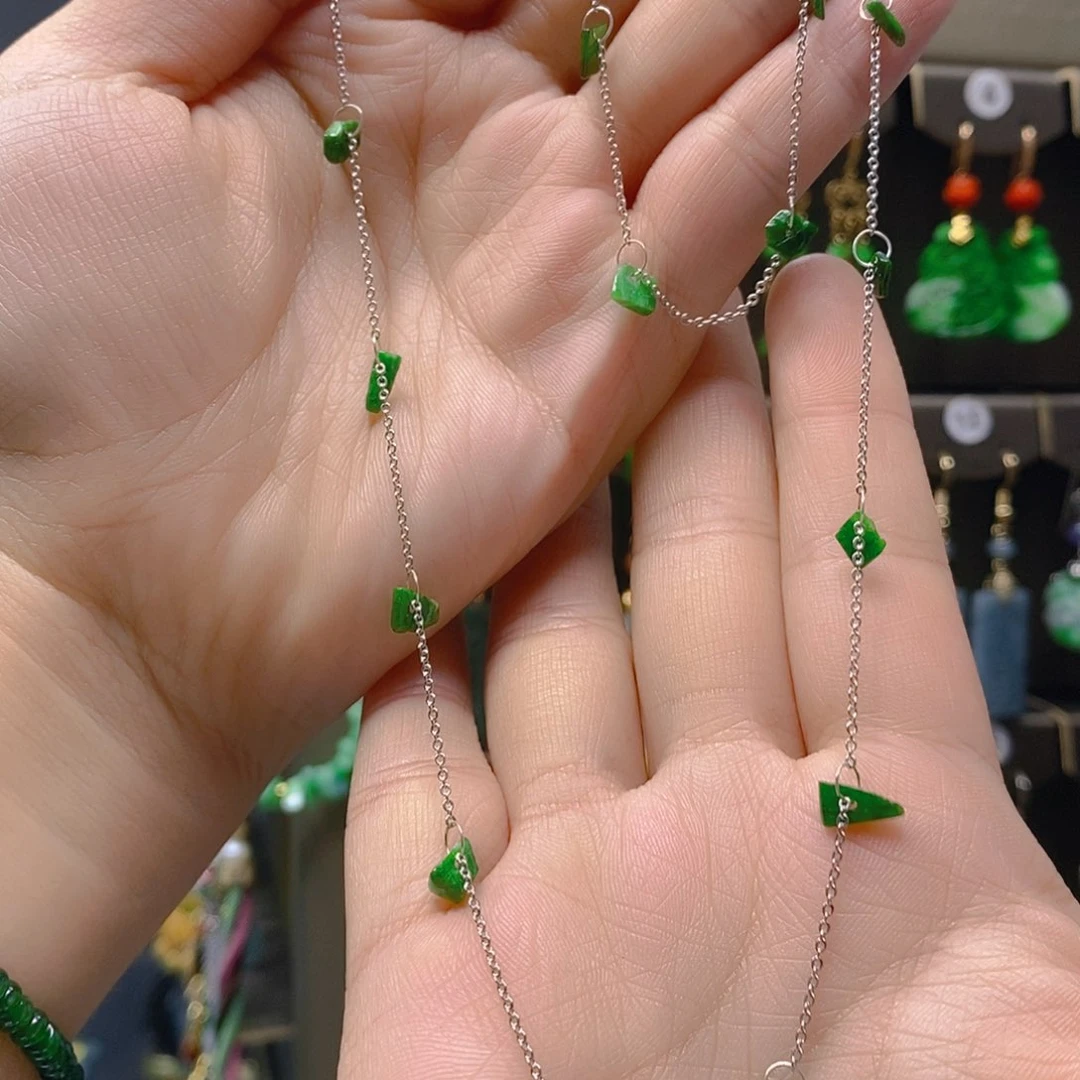 颈饰未镶嵌翡翠翡翠